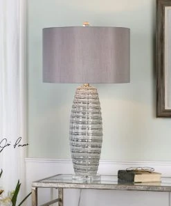 Uttermost Brescia Gray Ceramic Lamp Table Lamps
