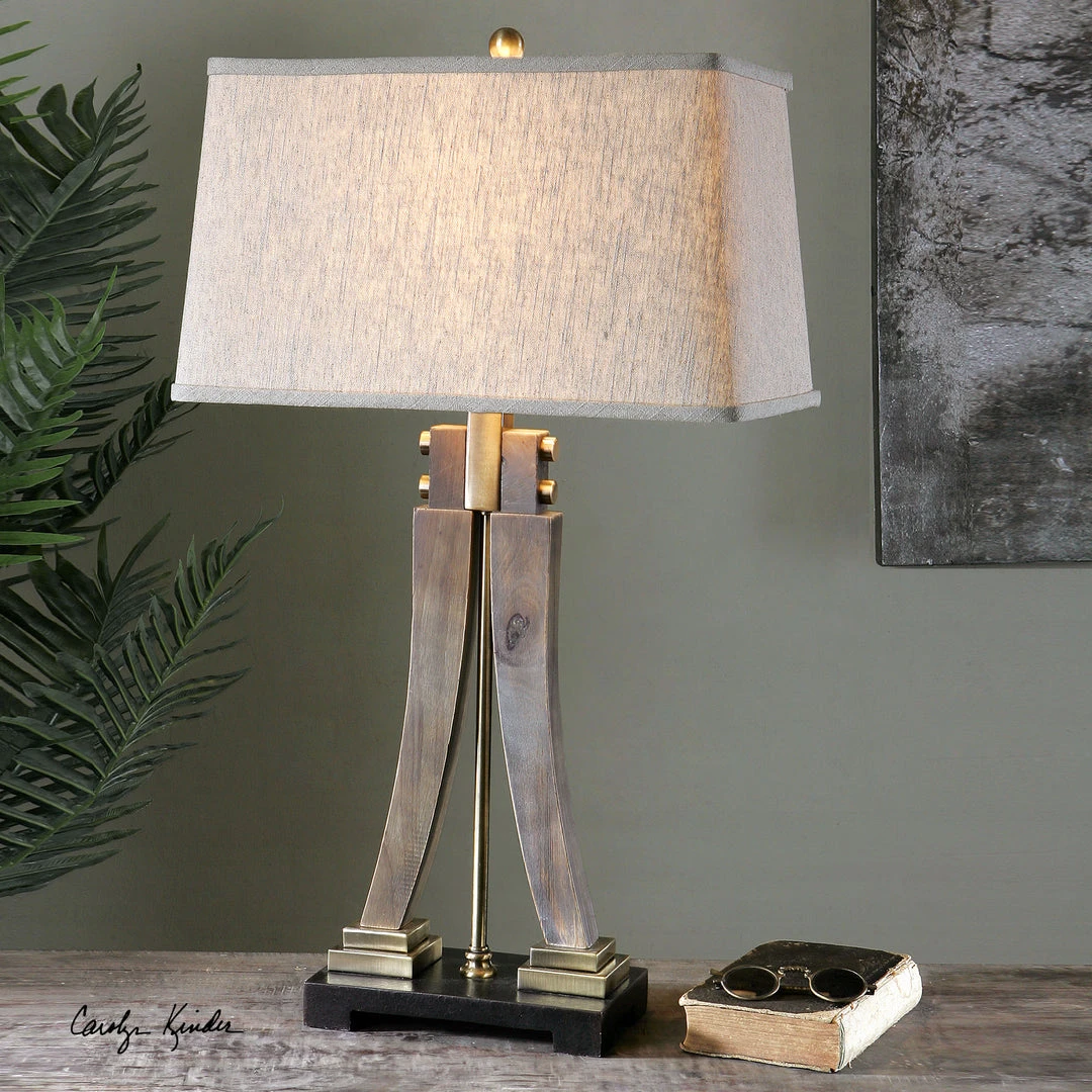 Table Lamps Uttermost Yerevan Wood Leg Lamp 4 Table Lamps Uttermost Yerevan Wood Leg Lamp