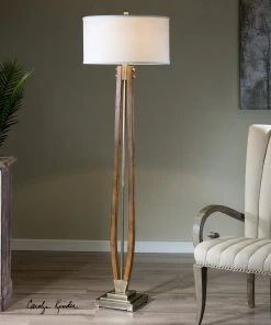 Uttermost Boydton Burnished Wood Floor Lamp 7 Uttermost Boydton Burnished Wood Floor Lamp