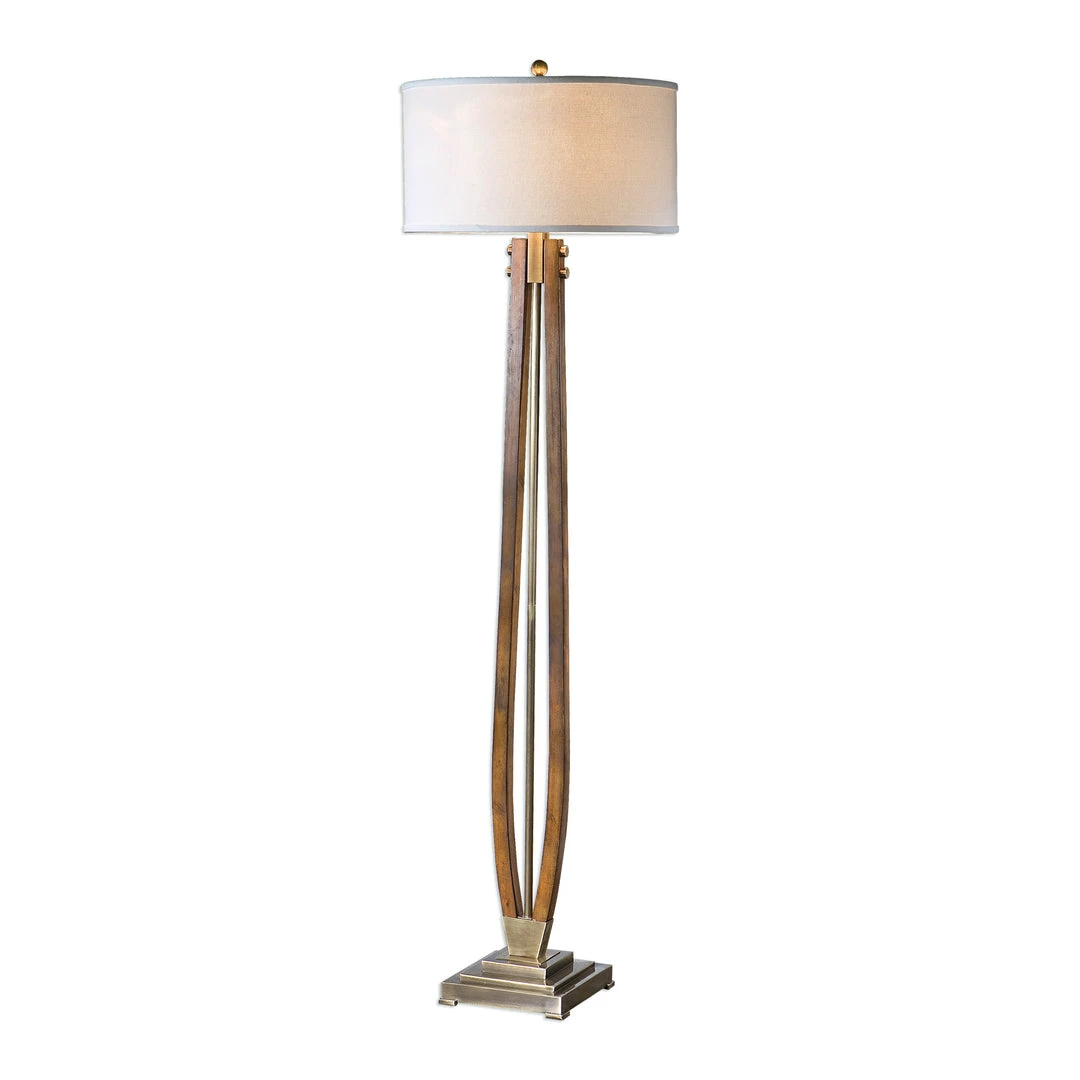 Uttermost Boydton Burnished Wood Floor Lamp 3 Uttermost Boydton Burnished Wood Floor Lamp
