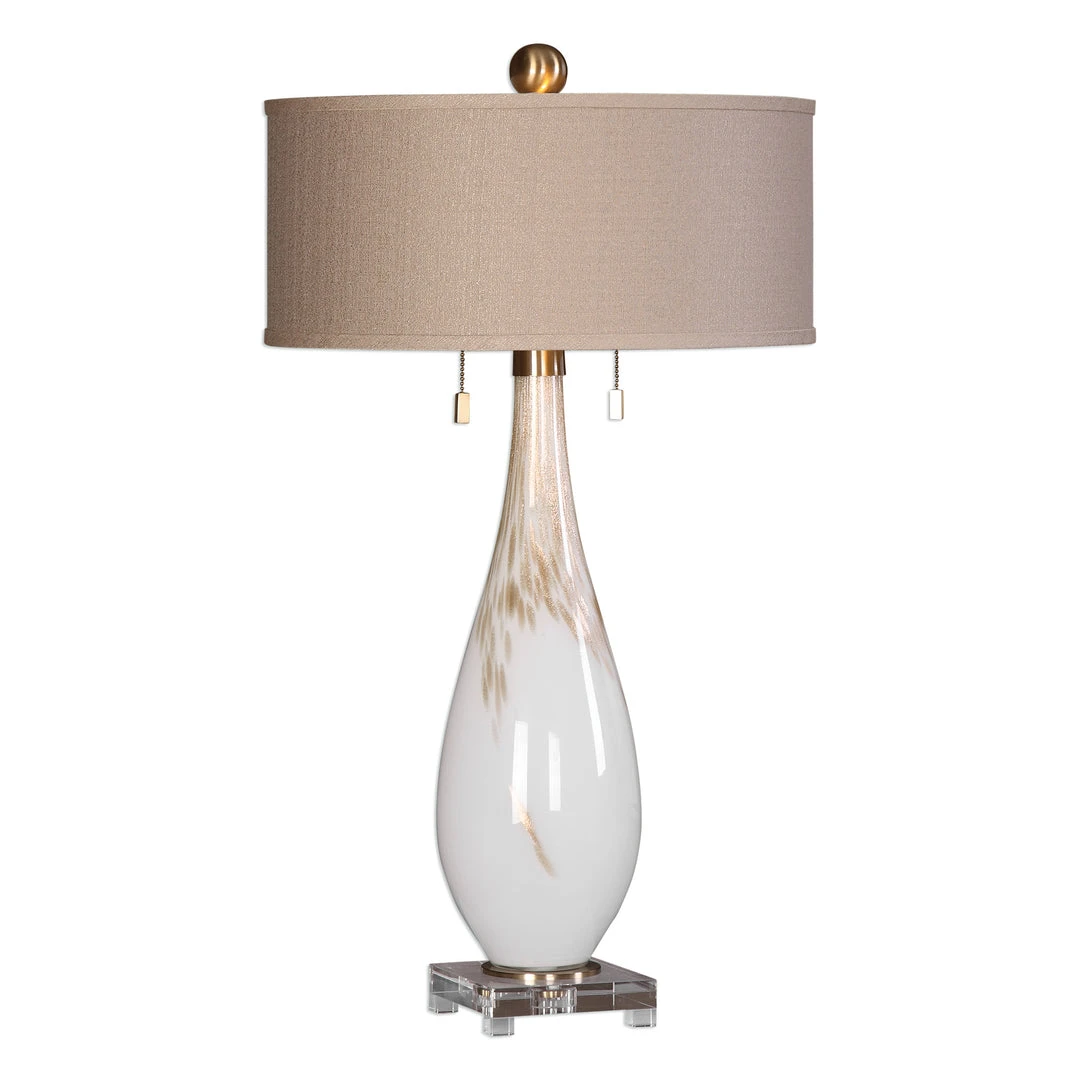 Uttermost Cardoni White Glass Table Lamp Table Lamps 3 Uttermost Cardoni White Glass Table Lamp Table Lamps