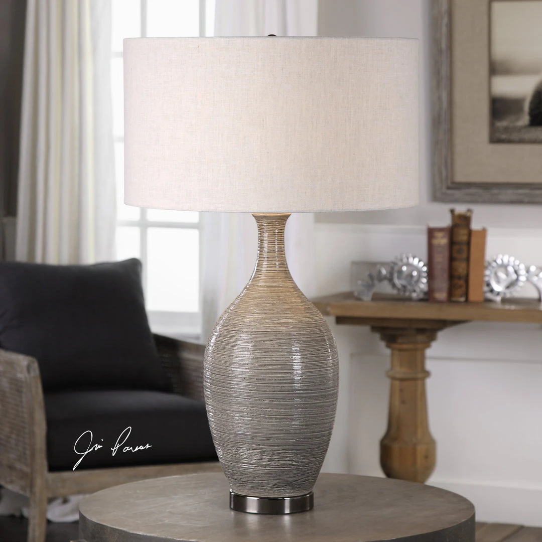 Uttermost Dinah Gray Textured Table Lamp Table Lamps 4 Uttermost Dinah Gray Textured Table Lamp Table Lamps