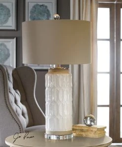 Table Lamps Uttermost Athilda Gloss White Table Lamp