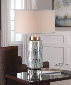 Uttermost Vanora Cerulean Blue Table Lamp
