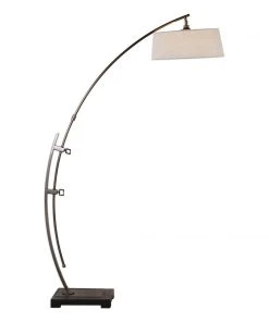 Uttermost Calogero Bronze Arc Floor Lamp