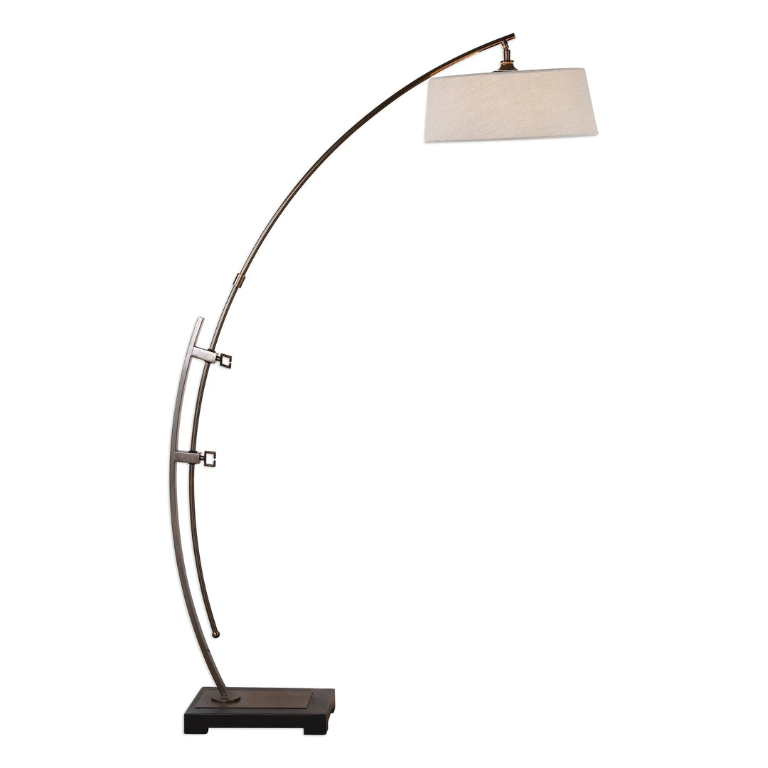 Uttermost Calogero Bronze Arc Floor Lamp 3 Uttermost Calogero Bronze Arc Floor Lamp