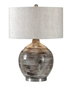 Uttermost Tamula Distressed Ivory Table Lamp Table Lamps