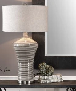 Table Lamps Uttermost Dubrava Light Gray Table Lamp 7 Table Lamps Uttermost Dubrava Light Gray Table Lamp