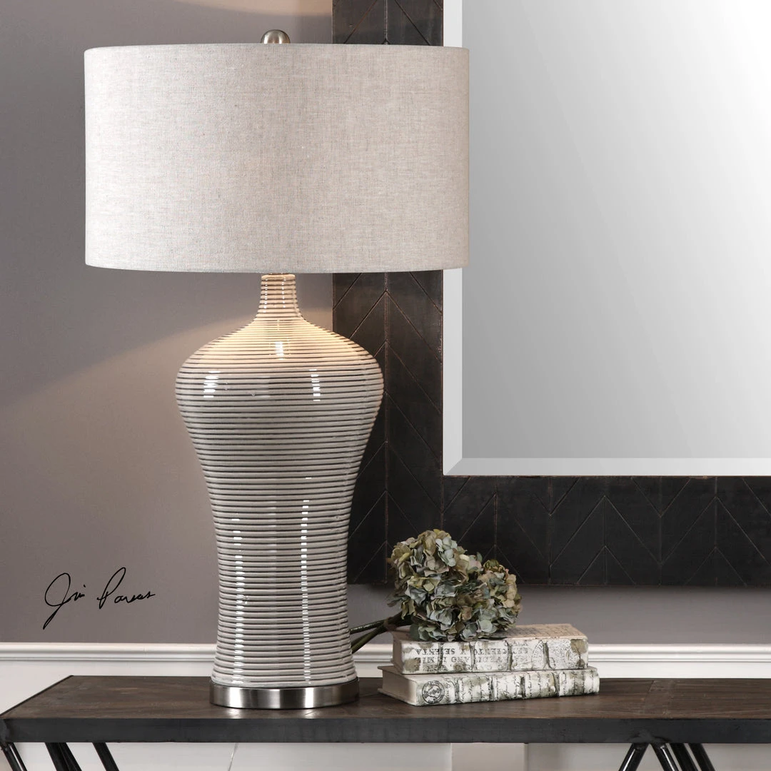 Table Lamps Uttermost Dubrava Light Gray Table Lamp 5 Table Lamps Uttermost Dubrava Light Gray Table Lamp