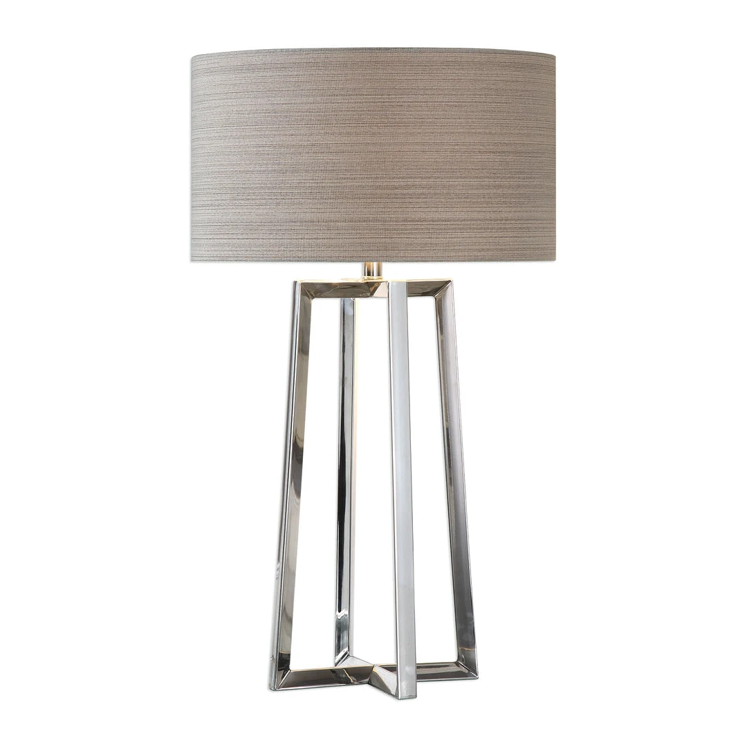 Uttermost Keokee Stainless Steel Table Lamp 3 Uttermost Keokee Stainless Steel Table Lamp