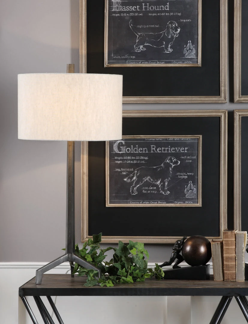 Table Lamps Uttermost Ivor Cast Iron Lamp 5 Table Lamps Uttermost Ivor Cast Iron Lamp