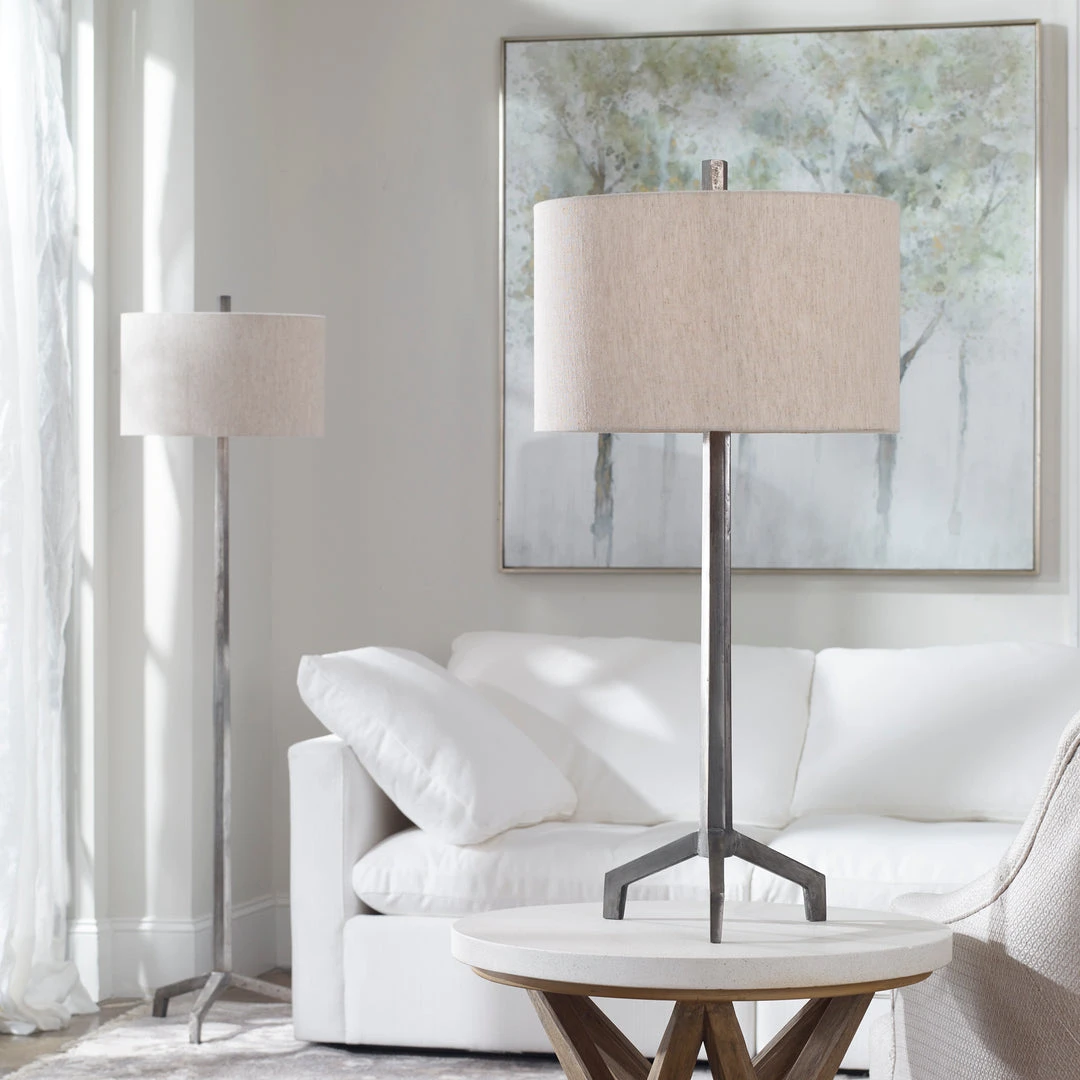 Table Lamps Uttermost Ivor Cast Iron Lamp 4 Table Lamps Uttermost Ivor Cast Iron Lamp