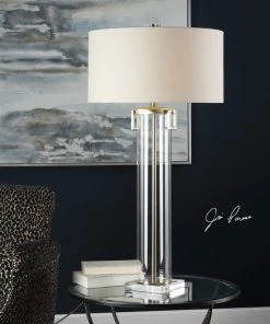 Uttermost Monette Tall Cylinder Lamp Table Lamps 7 Uttermost Monette Tall Cylinder Lamp Table Lamps