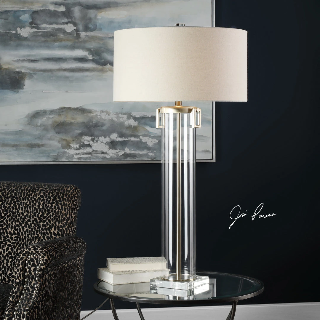 Uttermost Monette Tall Cylinder Lamp Table Lamps 5 Uttermost Monette Tall Cylinder Lamp Table Lamps