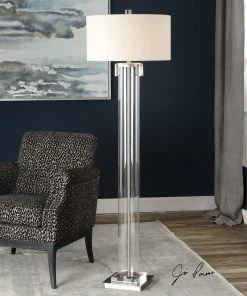 Uttermost Monette Tall Cylinder Floor Lamp Floor Lamps