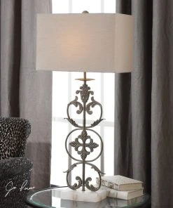 Uttermost Gerosa Aged Bronze Table Lamp 5 Uttermost Gerosa Aged Bronze Table Lamp