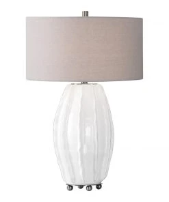 Uttermost Marazion Gloss White Lamp