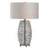 Uttermost Sinuous Wavy Steel Mesh Lamp Table Lamps 1 Uttermost Sinuous Wavy Steel Mesh Lamp Table Lamps