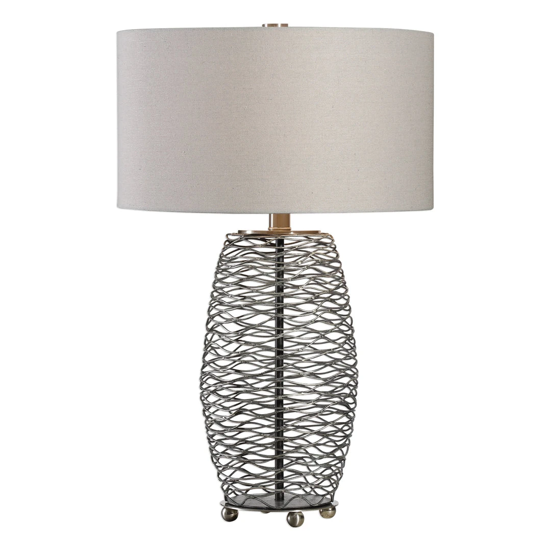 Uttermost Sinuous Wavy Steel Mesh Lamp Table Lamps 3 Uttermost Sinuous Wavy Steel Mesh Lamp Table Lamps