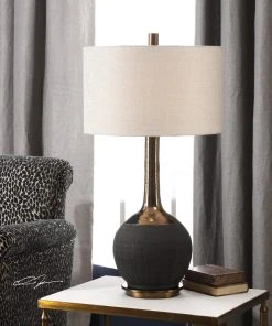 Uttermost Arnav Textured Black Lamp 8 Uttermost Arnav Textured Black Lamp