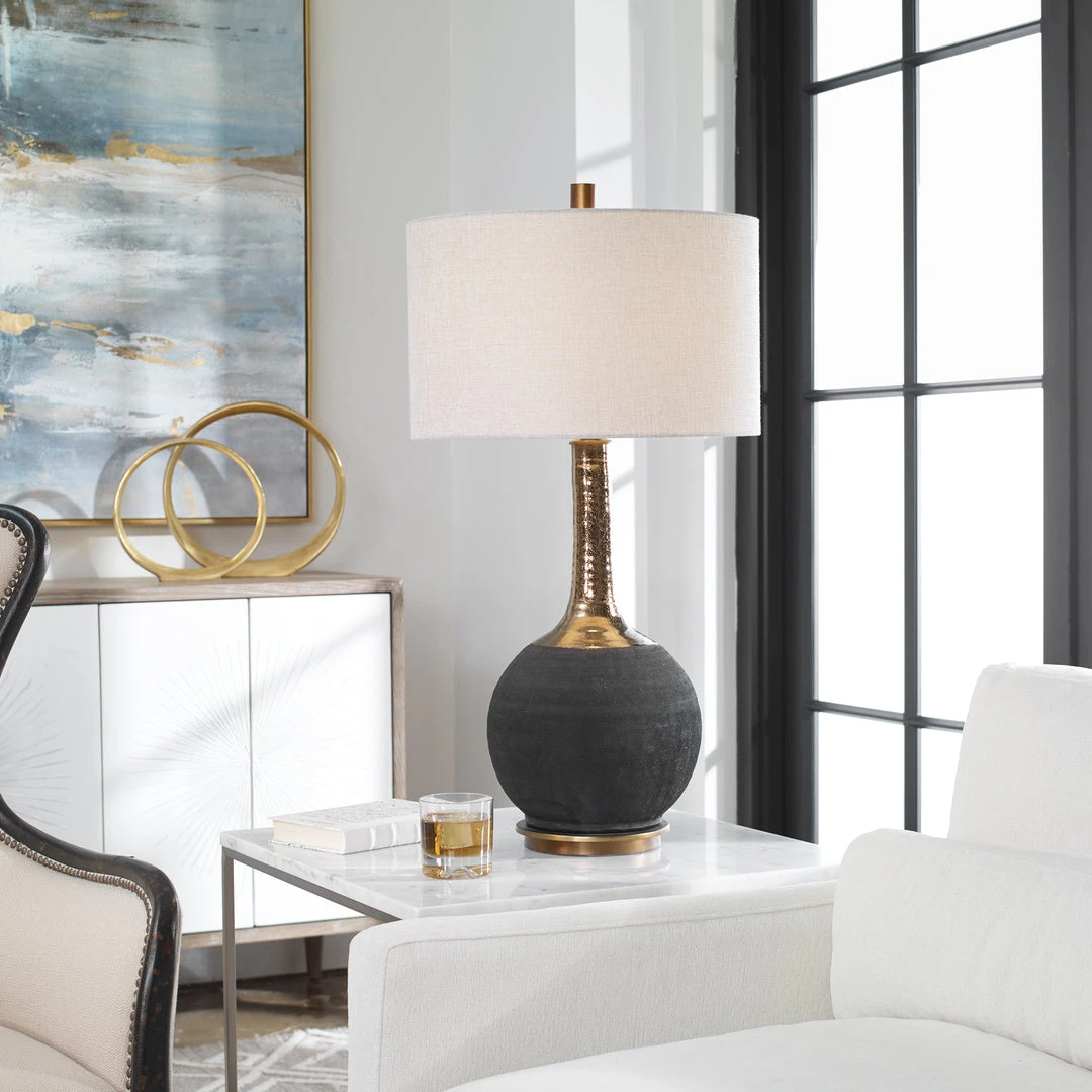 Uttermost Arnav Textured Black Lamp 4 Uttermost Arnav Textured Black Lamp