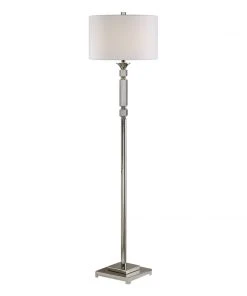 Uttermost Volusia Nickel Floor Lamp