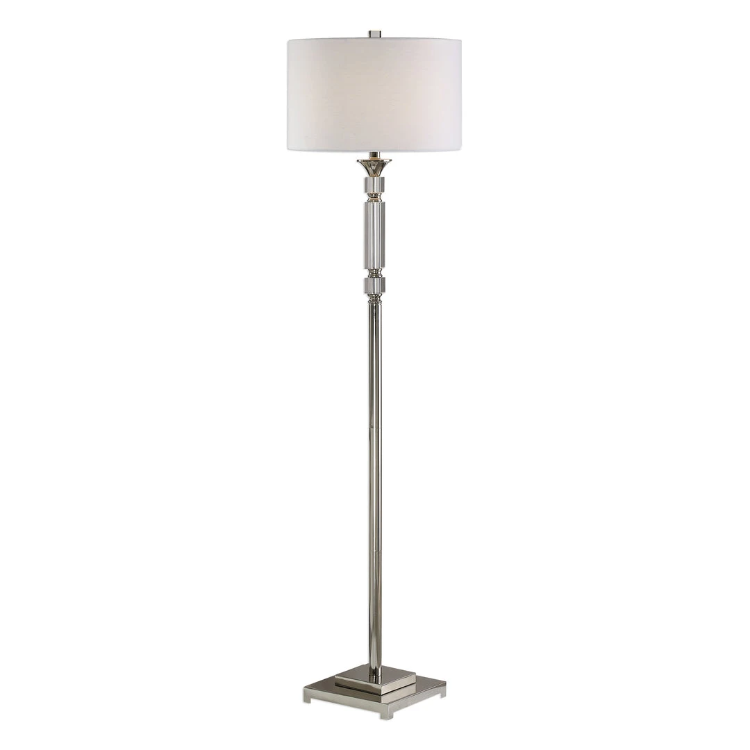 Uttermost Volusia Nickel Floor Lamp 3 Uttermost Volusia Nickel Floor Lamp