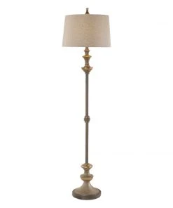 Uttermost Vetralla Silver Bronze Floor Lamp