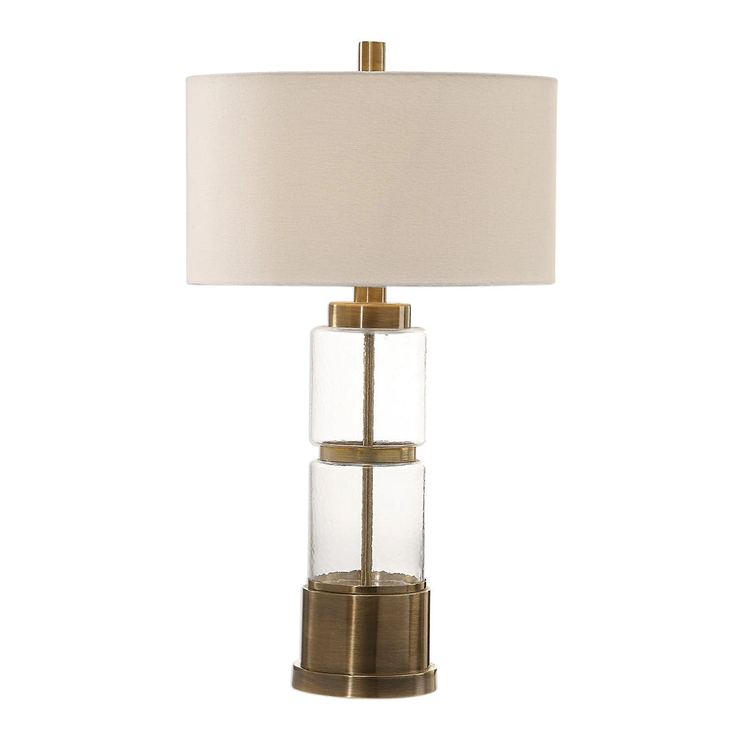 Table Lamps Uttermost Vaiga Glass Column Lamp 3 Table Lamps Uttermost Vaiga Glass Column Lamp