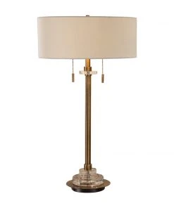 Uttermost Harlyn Antique Brass Lamp Table Lamps