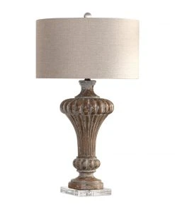 Table Lamps Uttermost Treneece Aged Pecan Lamp 10 Table Lamps Uttermost Treneece Aged Pecan Lamp