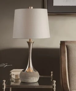 Uttermost Niah Brushed Nickel Lamp