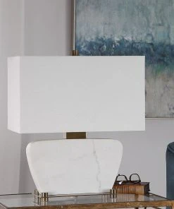 Uttermost Genessy White Marble Table Lamp Table Lamps 9 Uttermost Genessy White Marble Table Lamp Table Lamps