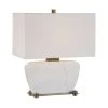 Uttermost Genessy White Marble Table Lamp Table Lamps