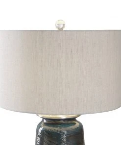 Table Lamps Uttermost Olesya Swirl Glass Table Lamp