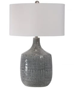 Uttermost Felipe Distressed Gray Table Lamp Table Lamps
