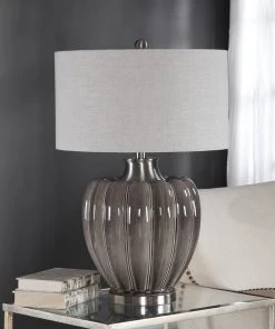 Uttermost Adler Smoky Gray Table Lamp