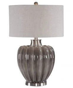 Uttermost Adler Smoky Gray Table Lamp