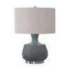 Uttermost Hearst Blue Glaze Table Lamp 1 Uttermost Hearst Blue Glaze Table Lamp