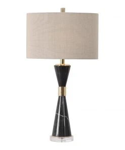 Uttermost Alastair Black Marble Table Lamp Table Lamps