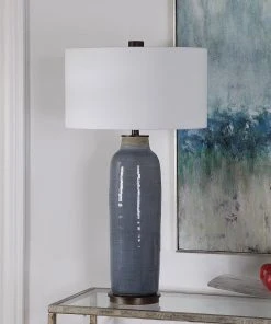 Uttermost Vicente Slate Blue Table Lamp 9 Uttermost Vicente Slate Blue Table Lamp