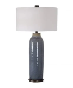 Uttermost Vicente Slate Blue Table Lamp
