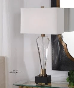 Uttermost Cora Geometric Crystal Table Lamp Table Lamps 10 Uttermost Cora Geometric Crystal Table Lamp Table Lamps