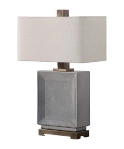 Uttermost Abbot Crackled Gray Table Lamp Table Lamps