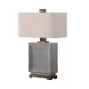 Uttermost Abbot Crackled Gray Table Lamp Table Lamps 2 Uttermost Abbot Crackled Gray Table Lamp Table Lamps