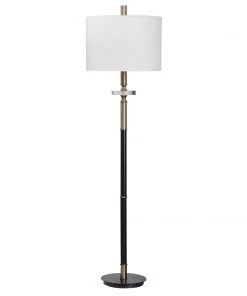 Uttermost Maud Aged Black Floor Lamp Floor Lamps