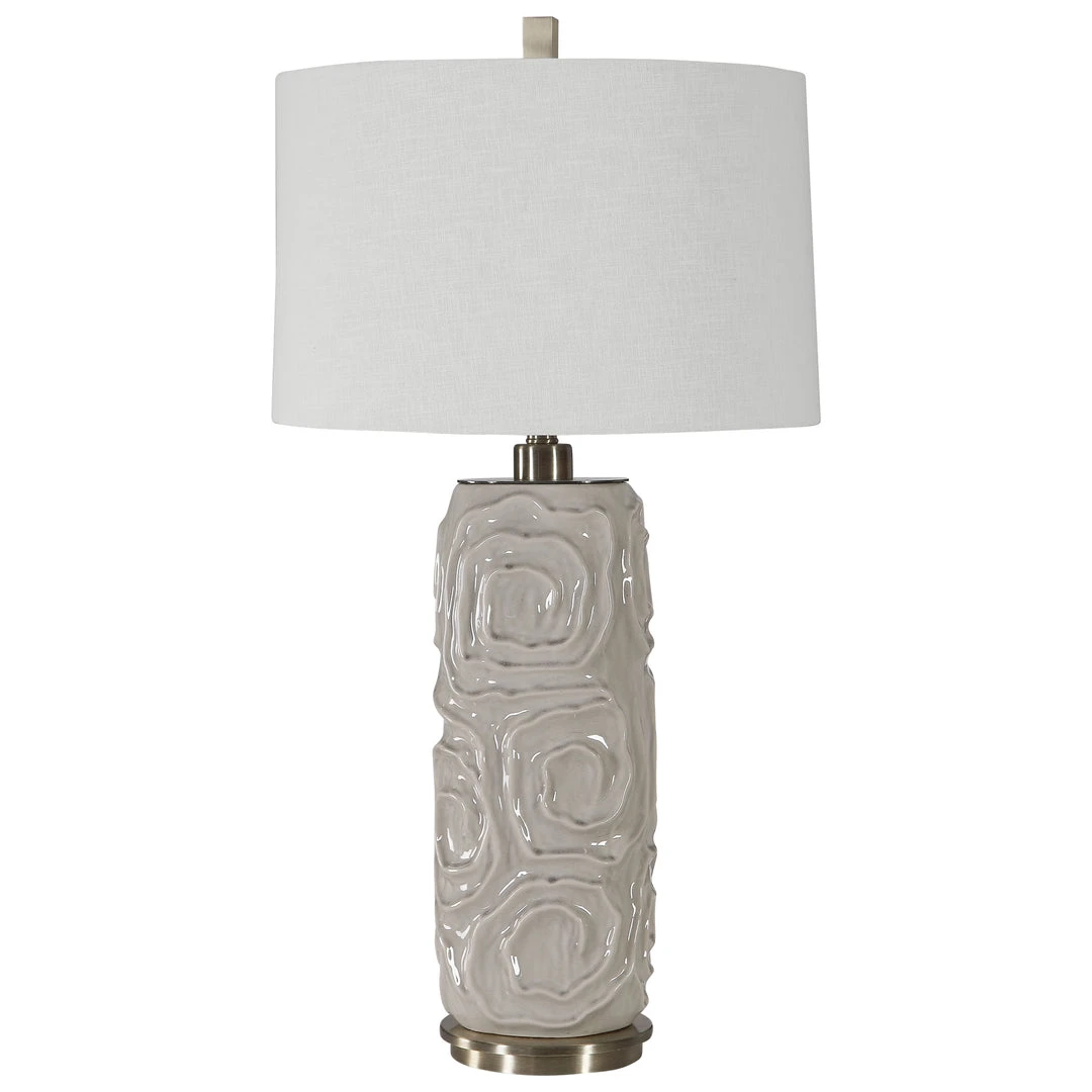 Uttermost Zade Warm Gray Table Lamp 6 Uttermost Zade Warm Gray Table Lamp