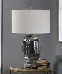 Uttermost Caswell Amber Glass Table Lamp 11 Uttermost Caswell Amber Glass Table Lamp