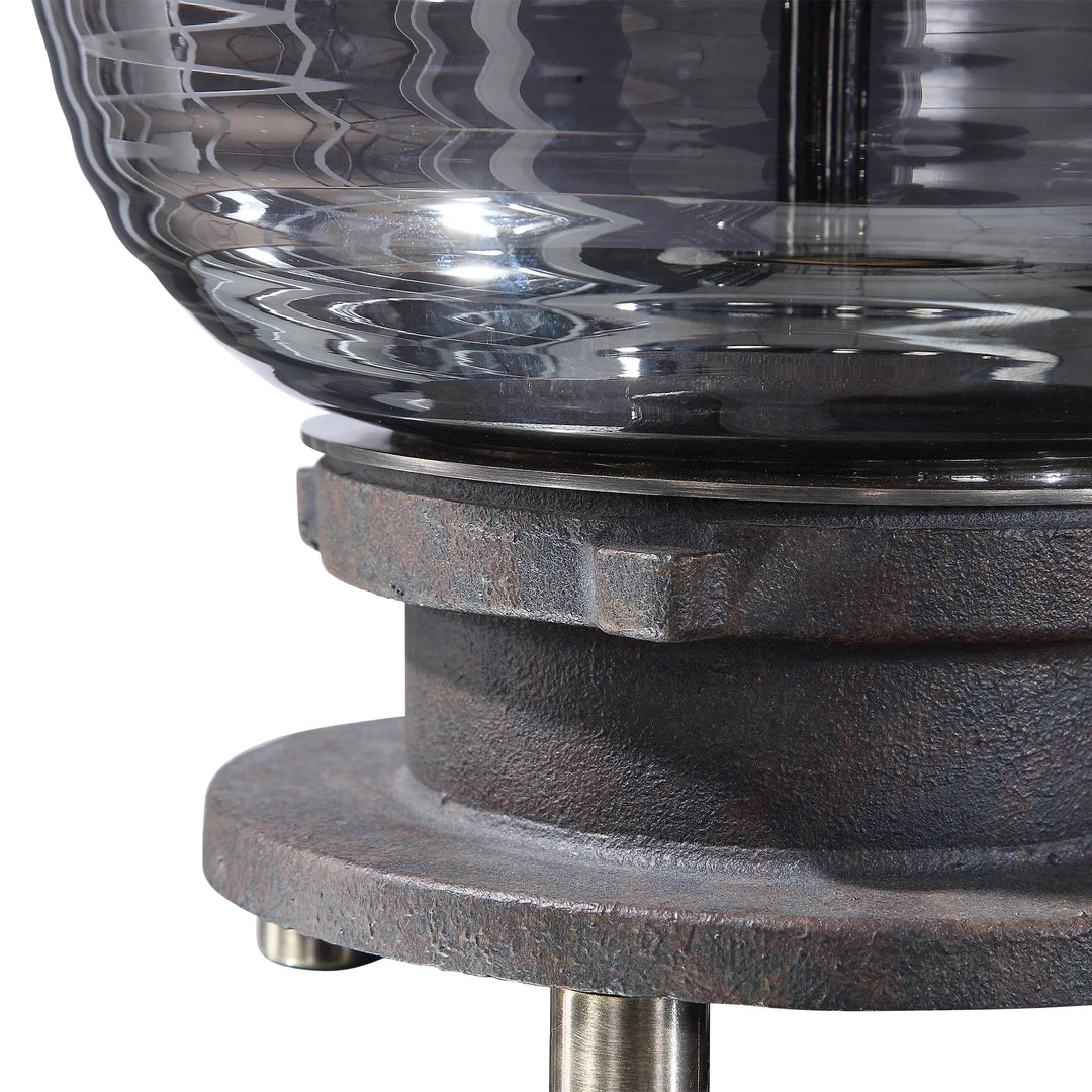 Uttermost Caswell Amber Glass Table Lamp 8 Uttermost Caswell Amber Glass Table Lamp