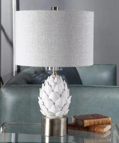 Uttermost White Artichoke Table Lamp Table Lamps 11 Uttermost White Artichoke Table Lamp Table Lamps